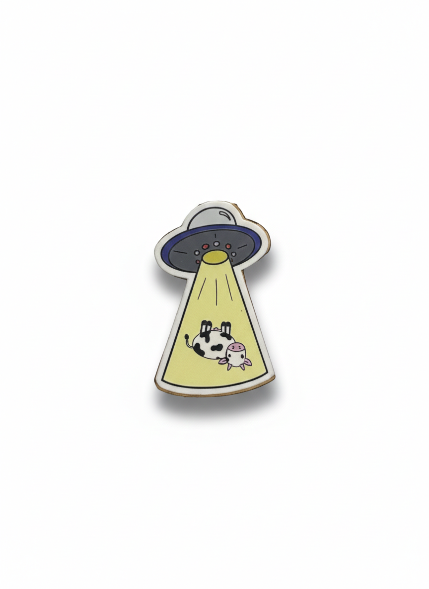 Ξυλινο pin “UFO”