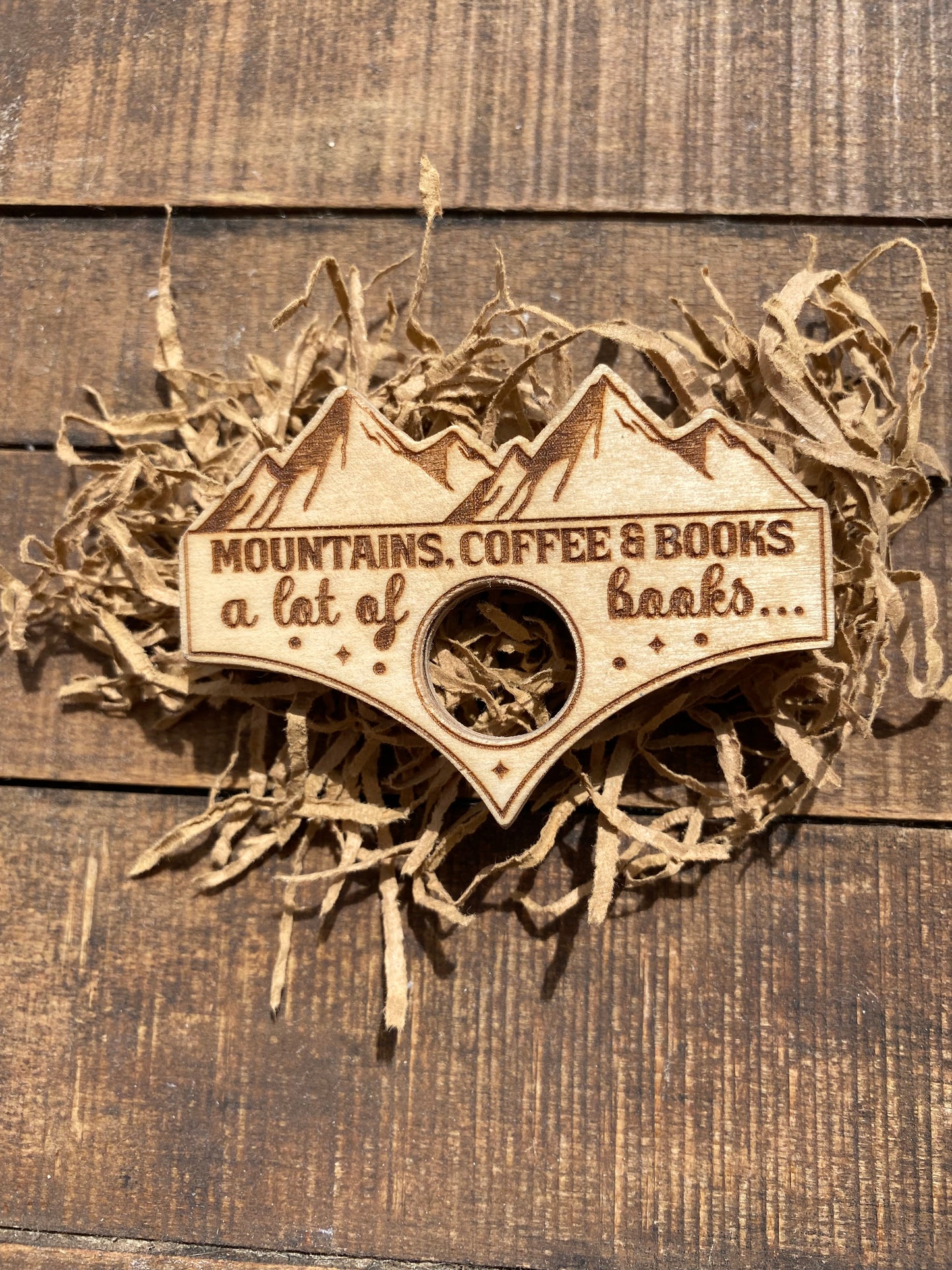 Book Page holder Mountains