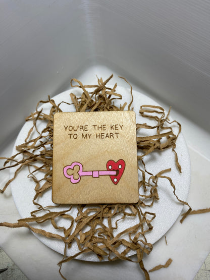 Μαγνήτης ψυγείου “key to my heart”