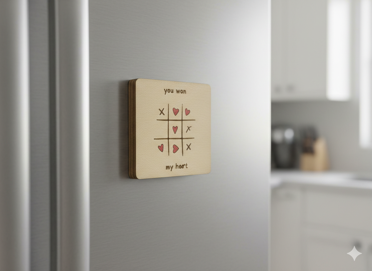 Μαγνήτης ψυγείου tic tac toe