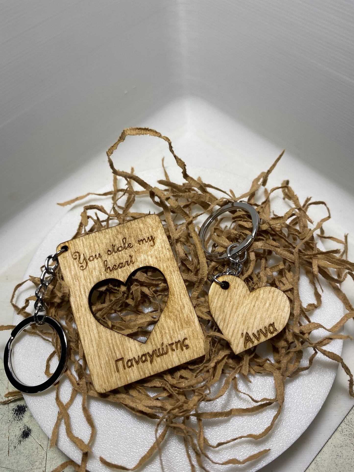 Σετ μπρελόκ «καρδιά»