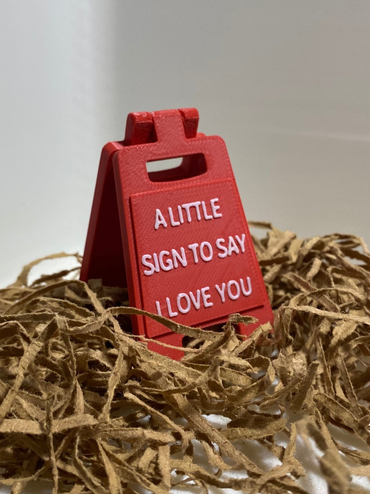 Πινακίδα γραφείου Σπαστή «love you”