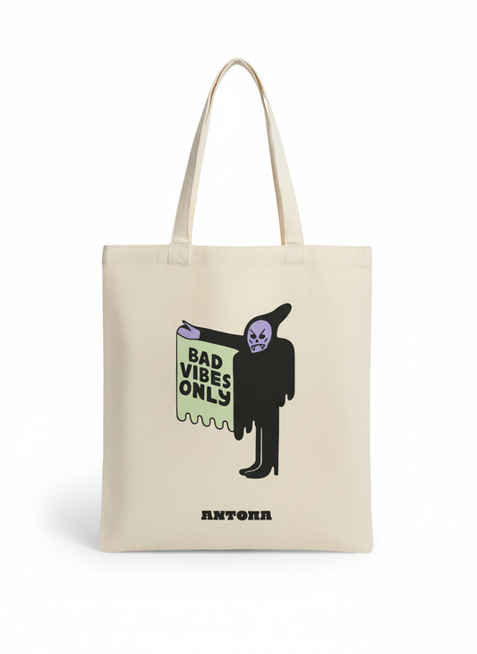 Tote bag bad vibes