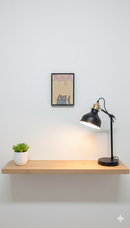 Καδράκι τοίχου Procatstinator