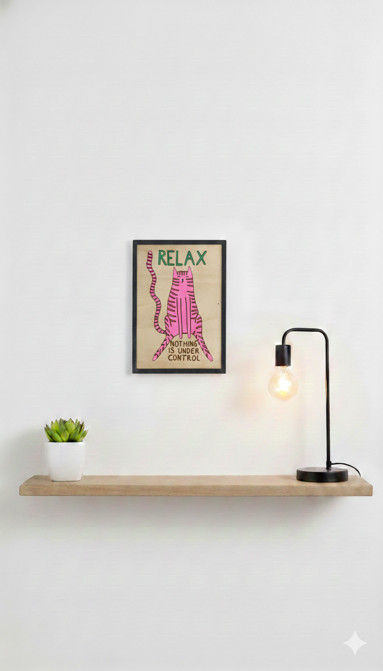Καδράκι τοίχου Relax