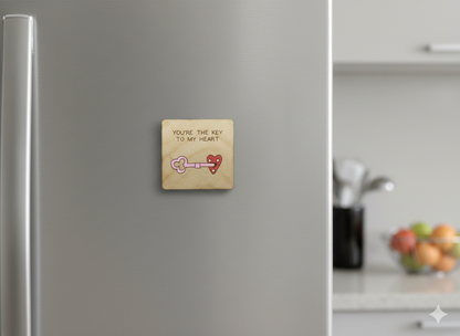 Μαγνήτης ψυγείου “key to my heart”