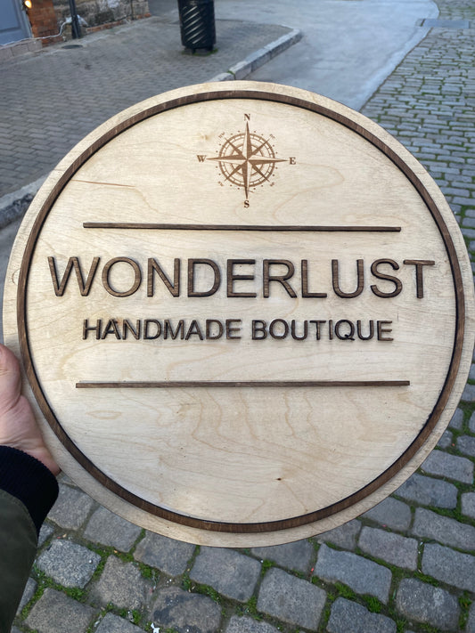 Ξύλινη Ταμπέλα