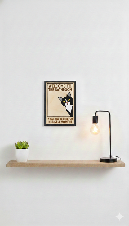 Καδράκι τοίχου welcome