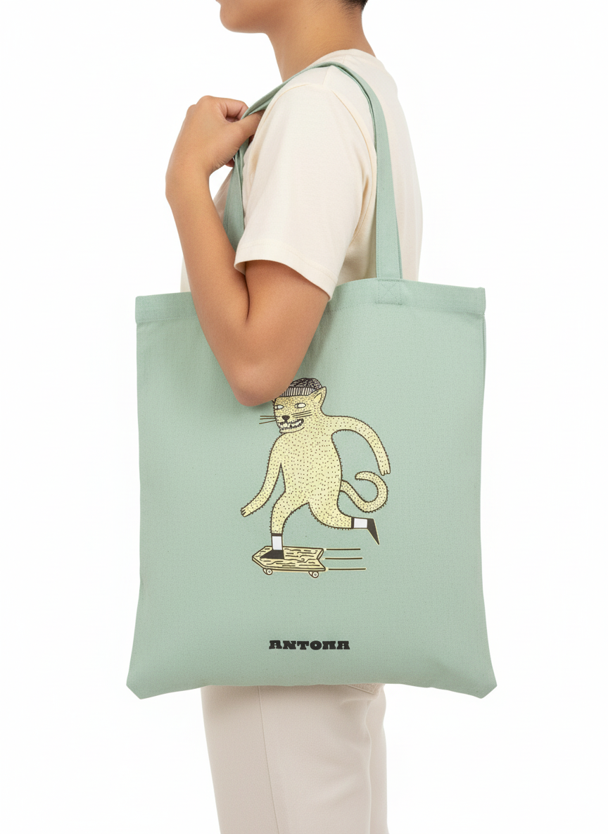 Tote bag skate
