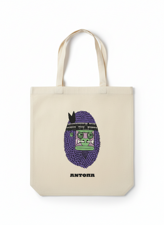 Tote bag Wild gorilla